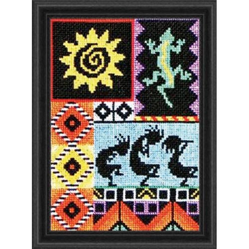 Load image into Gallery viewer, Kokopelli Counted Cross-Stitch Kit
