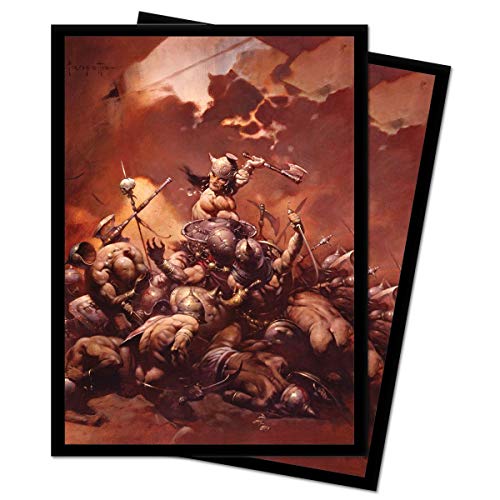 Load image into Gallery viewer, The Destroyer Standard Size Deck Protectors by Frank Frazetta (100)
