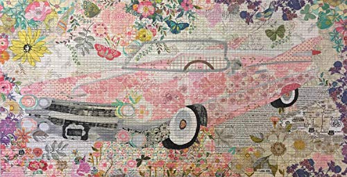 Load image into Gallery viewer, Fiberworks INC Pink Cadillac Collage Pattern
