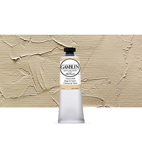 Load image into Gallery viewer, Gamblin Artist Oil 37Ml Titanium Buff
