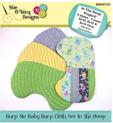 Load image into Gallery viewer, Burp Me Baby Burp Cloth Set ITH
