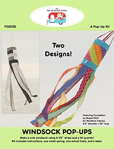 Load image into Gallery viewer, Windsock Pop Up Sewing Pattern Kit by Fat Quarter Gypsy
