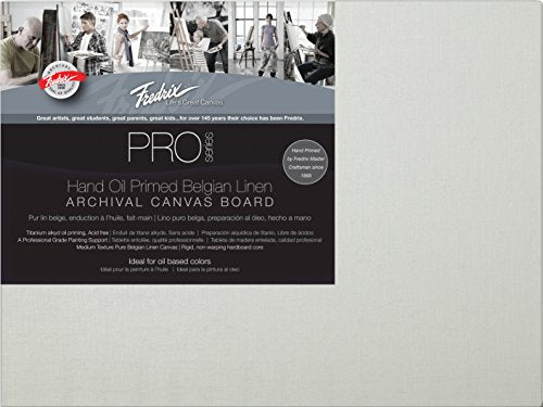 Tara Materials Fredrix 18x24 Linen Archival Canvas Board