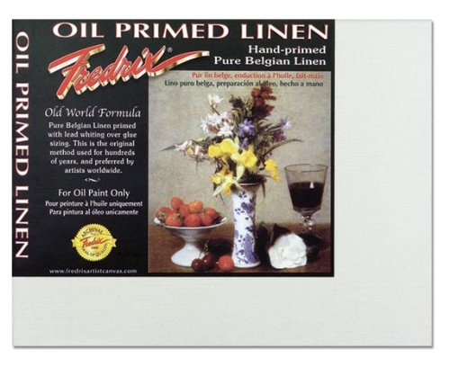 Load image into Gallery viewer, Fredrix Oil Primed Linen Canvas Board 8x10
