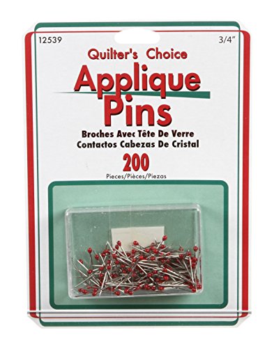 Sullivans 200 ct Applique Steel Shaft with Red Plastic Heads, 3/4