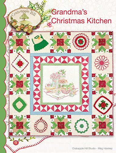 Load image into Gallery viewer, Grandma&#39;s Christmas Kitchen Embroidery Pattern by Meg Hawkey From Crabapple Hill Studio #442 - 45.5&quot; x 45.5&quot;
