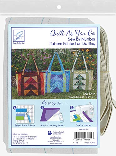 Load image into Gallery viewer, June Tailor Quilt As You Go Tote Pattern, Tori 15&quot;x14&quot;x14&quot;
