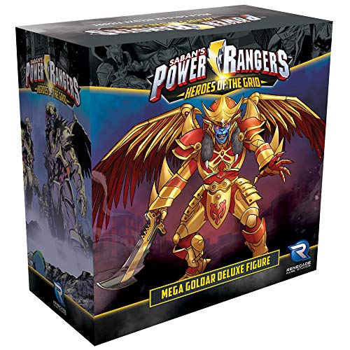 Load image into Gallery viewer, Renegade Game Studios Power Rangers: Heroes of The Grid Mega Goldar Deluxe Figure , Black
