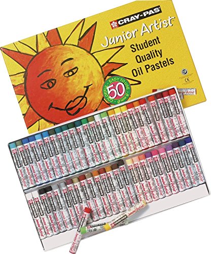 Load image into Gallery viewer, 6 PACKS: Sakura XEP50 50-Piece Cray-Pas Junior Artist Assorted Oil Pastel Set
