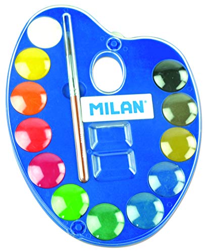 Milan 053412 25 mm Watercolor Palette (Pack of 12)