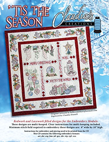 Load image into Gallery viewer, Tis The Season Designs for The Embroidery Machine by Claudia&#39;s Creations
