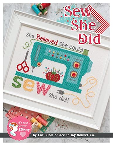 Load image into Gallery viewer, It&#39;s Sew Emma Sew She Did Cross Stitch Pattern
