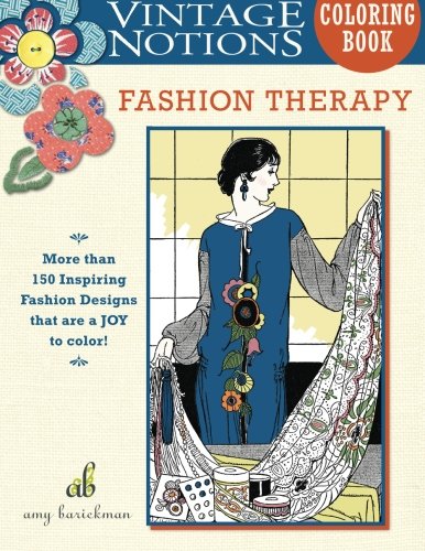 Load image into Gallery viewer, Vintage Notions Coloring Book: Fashion Therapy
