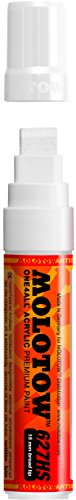 Load image into Gallery viewer, Molotow ONE4ALL Acrylic Paint Marker, 15mm, Signal White, 1 Each (627.211)
