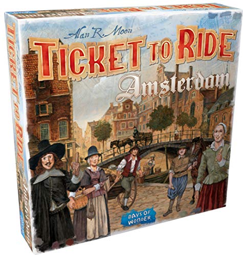 Load image into Gallery viewer, Days of Wonder |Ticket to Ride Amsterdam Board Game | Family Board Game | Board Game for Adults and Family | Train Game | Ages 8+ | for 2 to 4 Players | Average Playtime 10-15 Minutes
