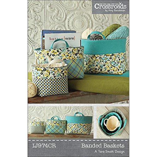 Load image into Gallery viewer, Indygo Junction Banded Baskets Sewing Pattern
