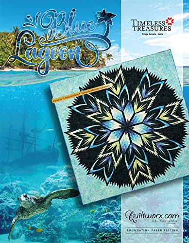 Blue Lagoon Judy Niemeyer Quiltworx Foundation Paper Piecing Quilt Pattern